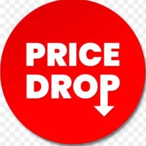 Red Price Drop Sign